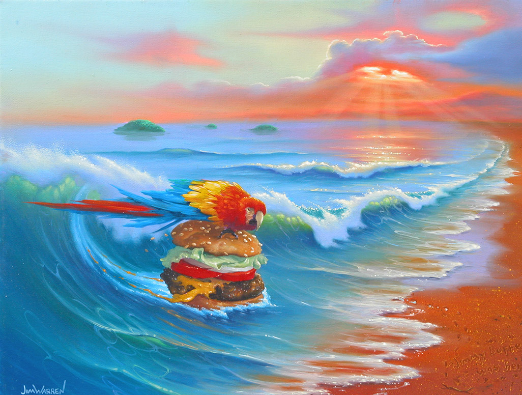 Cheeseburger in Paradise by Jim Warren
