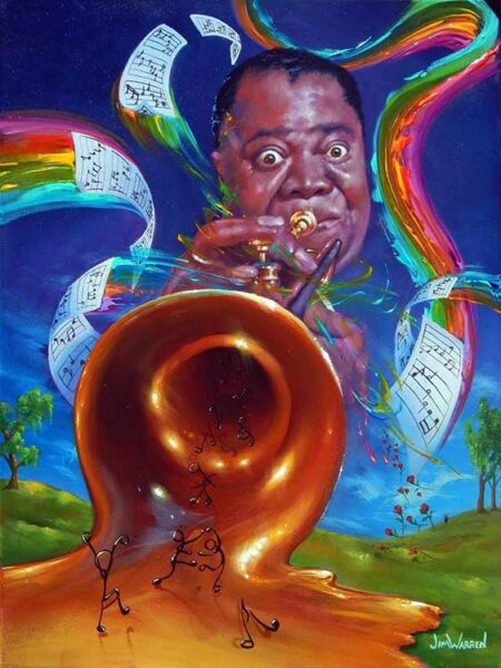 Louis Armstrong by Jim Warren