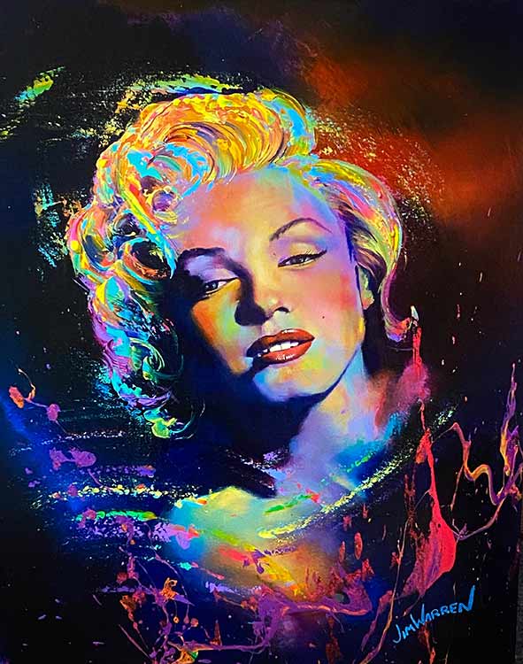 Marilyn in Technicolor by Jim Warren