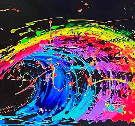 Crazy California Daze Original Painting by Jim Warren