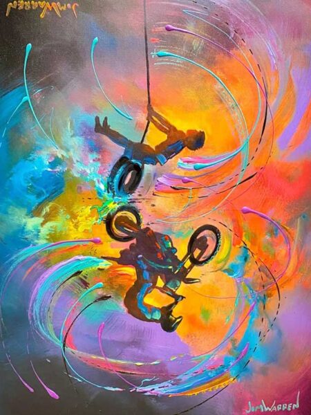 Evolution - Original Painting by Jim Warren