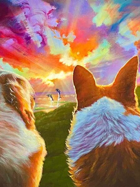 Friends - Original Painting by Jim Warren