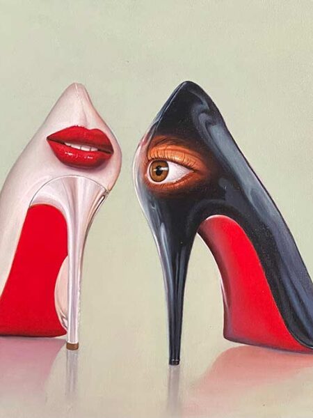 Ladies Night Out Original Painting by Jim Warren