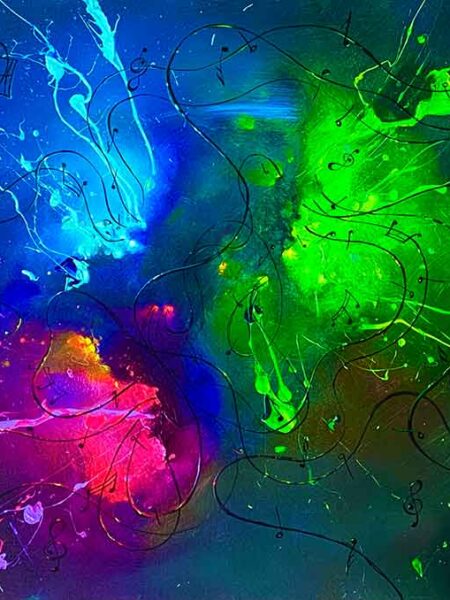 Musical Universe - Original Painting by Jim Warren