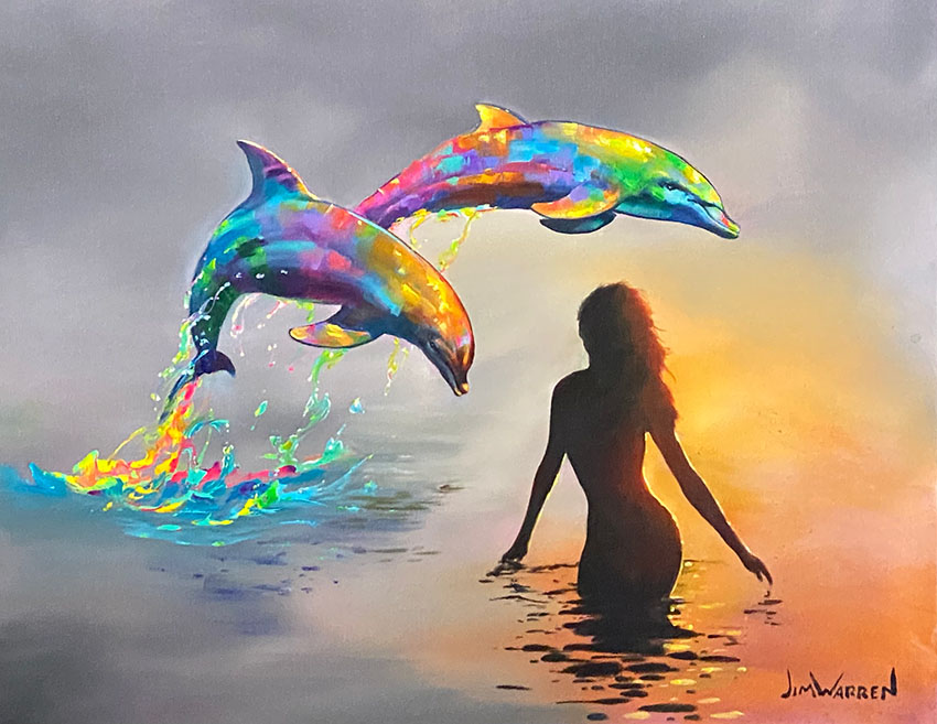 Dolphin Whisperer by Jim Warren